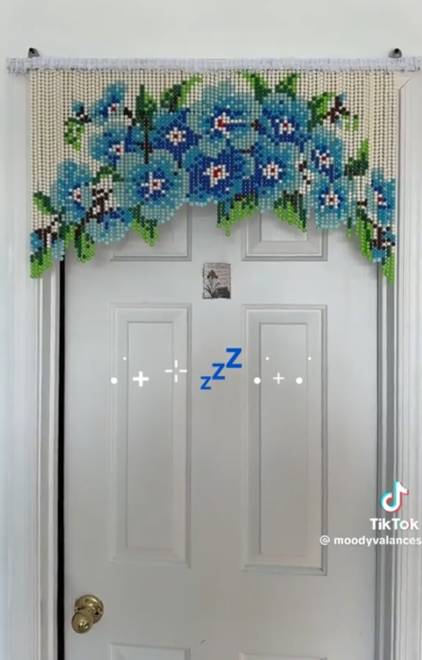 Beaded curtain
