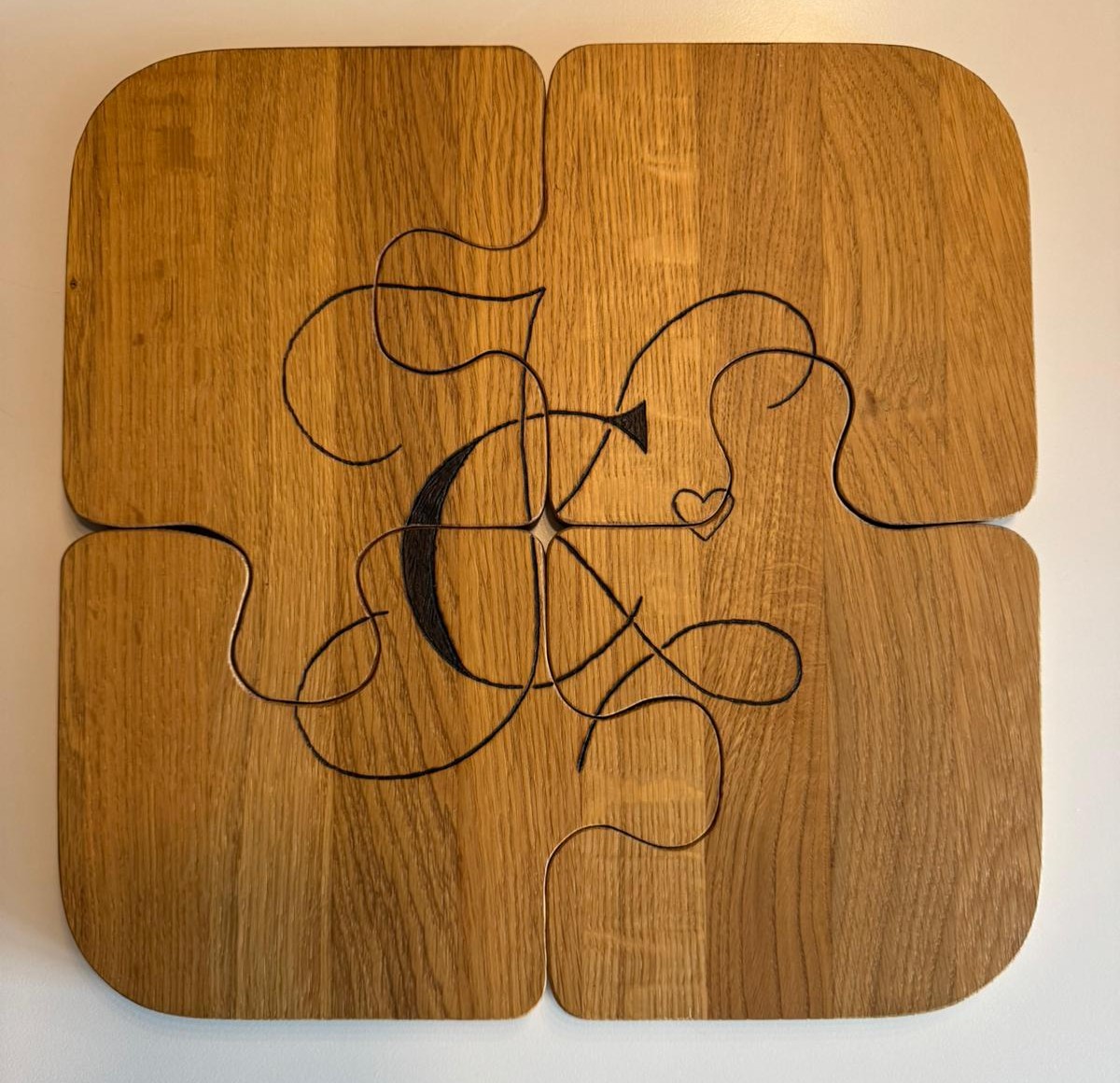 Puzzle coaster