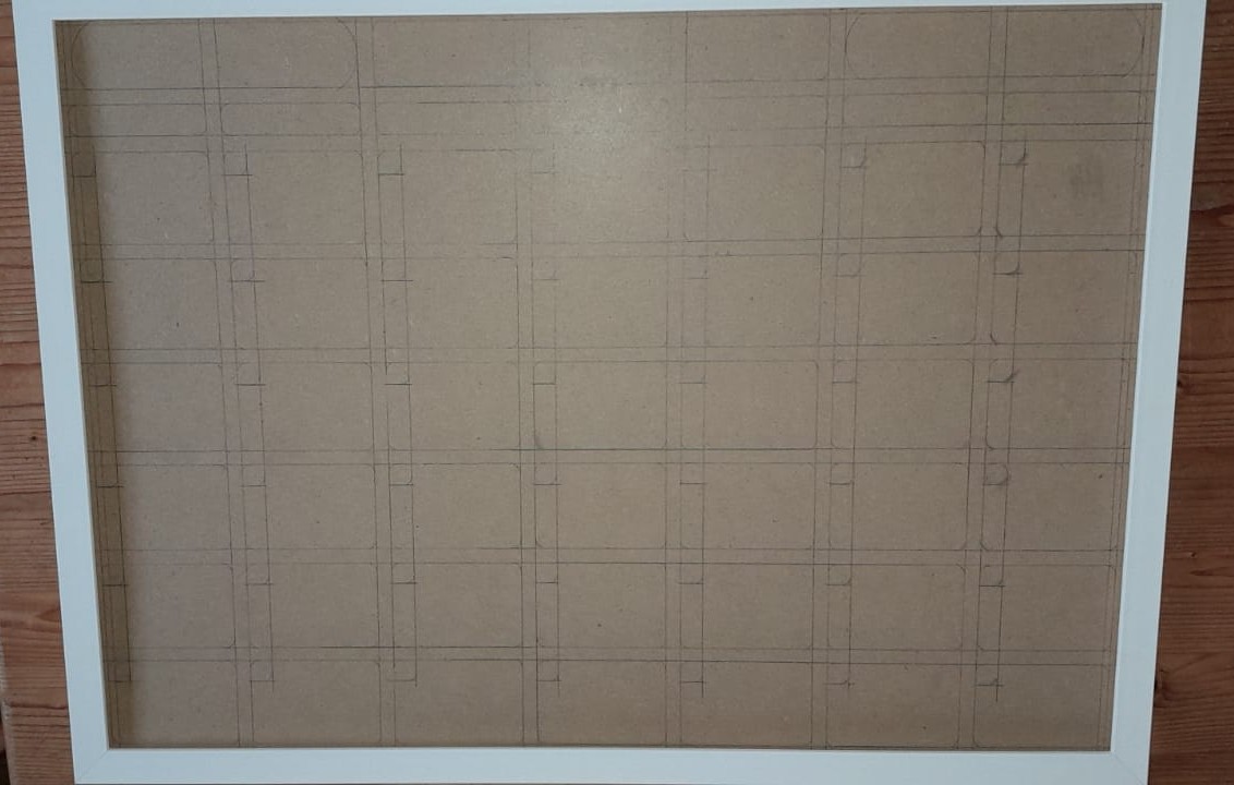 Erasable calendar